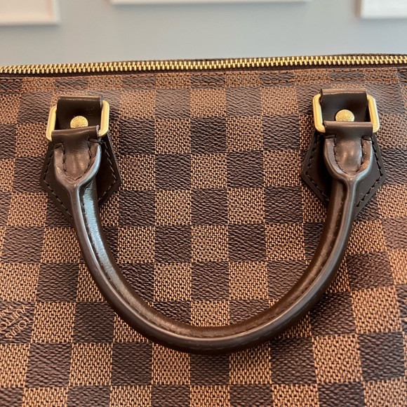 LOUIS VUITTON DAMIER EBENE SPEEDY 35 - Picture 4 of 16